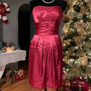 David’s Bridal Strapless Dress